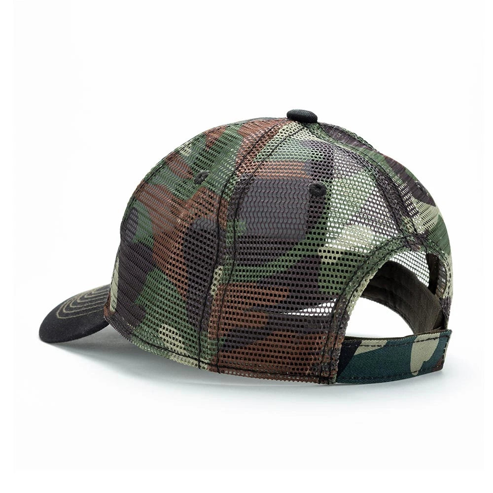 Corporal Cap - Woodlands Camo/Black