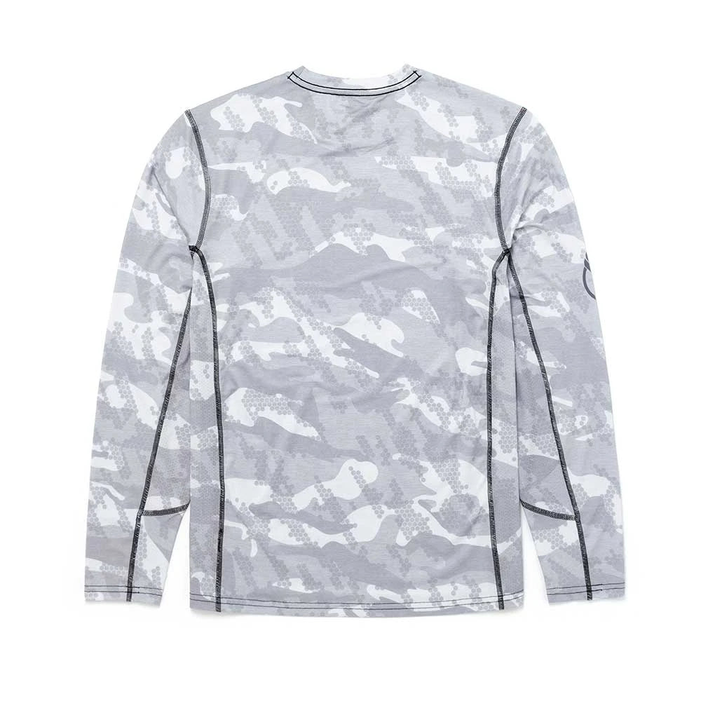 Long Sleeve Performance Shirt - White Camo