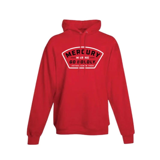 Mercury Marine Go Boldly Red Hoodie