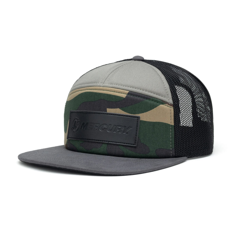 Load image into Gallery viewer, Leather Patch Cap - Camo
