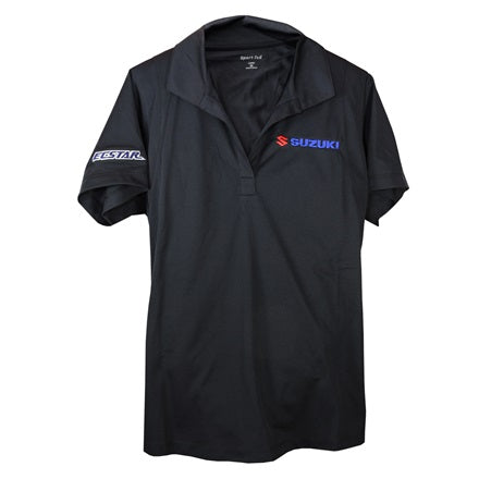 Women's SUZUKI ECSTAR Polo, Black