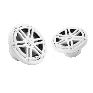 JL Audio M3 Series 6.5" Marine Coaxial Speakers w/Gloss White Sport Grilles - M3-650X-S-Gw