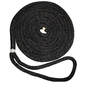 New England Ropes 3/8" Double Braid Dock Line - Black - 15'