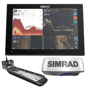 Simrad NSX™ 3012 Radar Bundle - HALO20+ Radar Dome & Active Imaging™ 3-in-1 Transducer