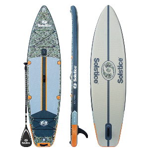 Solstice Watersports 16' Maori Giant Inflatable Stand-Up Paddleboard w/Leash & 4 Paddles