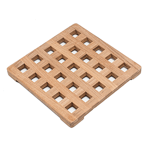 Whitecap Teak Large Square Trivet - 8"