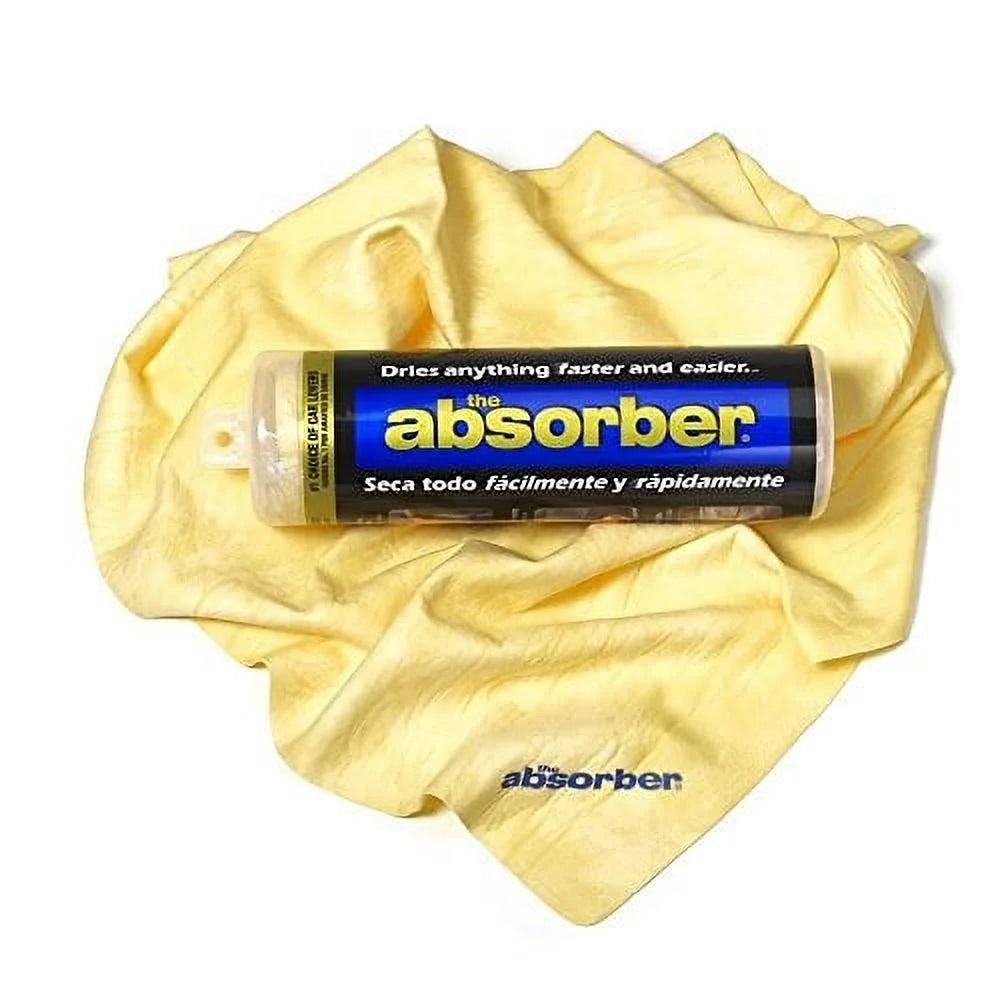 the absorber synthetic drying chamois, 27" x 17"